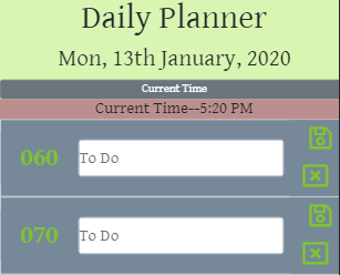 Daily Planner